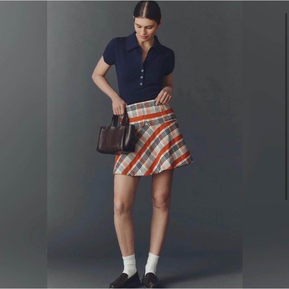 NWT Maeve tweed miniskirt